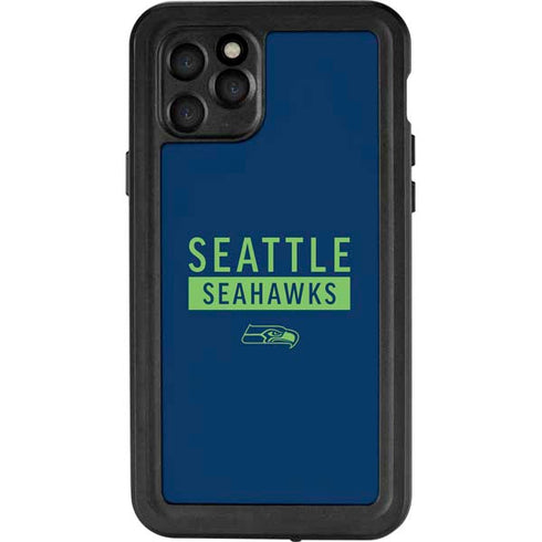 NFL Seattle Seahawks Blue Performance Series iPhone 11 Pro Waterproof Case