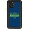 NFL Seattle Seahawks Blue Performance Series iPhone 11 Pro Waterproof Case