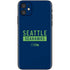 NFL Seattle Seahawks Blue Performance Series iPhone 11 Skin