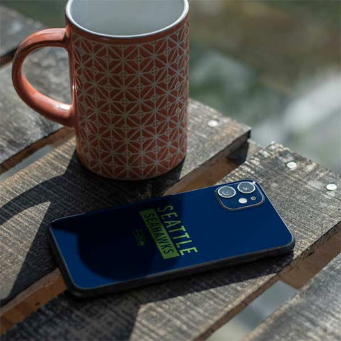 NFL Seattle Seahawks Blue Performance Series iPhone 11 Skin