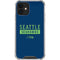 NFL Seattle Seahawks Blue Performance Series iPhone 12 Clear Case