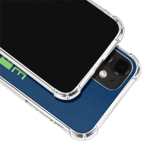 NFL Seattle Seahawks Blue Performance Series iPhone 12 Clear Case