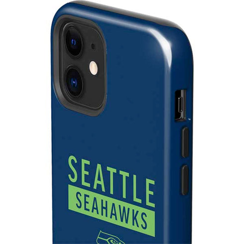 NFL Seattle Seahawks Blue Performance Series iPhone 12 Impact Case