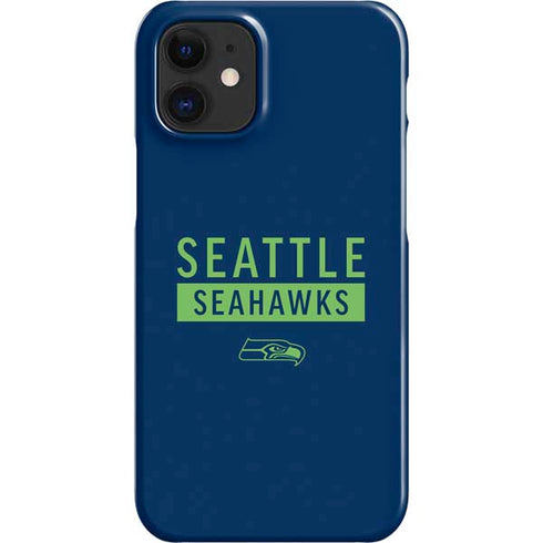 NFL Seattle Seahawks Blue Performance Series iPhone 12 Mini Lite Case