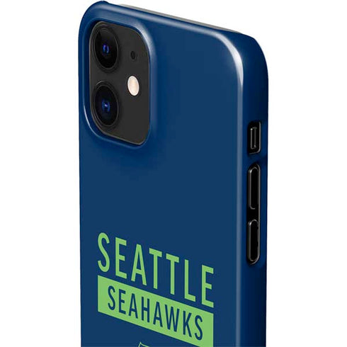 NFL Seattle Seahawks Blue Performance Series iPhone 12 Mini Lite Case