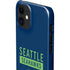 NFL Seattle Seahawks Blue Performance Series iPhone 12 Mini Lite Case