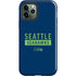 NFL Seattle Seahawks Blue Performance Series iPhone 12 Pro Impact Case