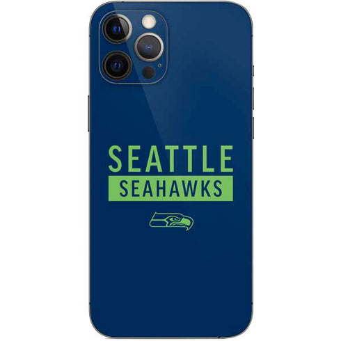 NFL Seattle Seahawks Blue Performance Series iPhone 12 Pro Max Skin