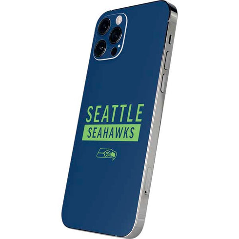 NFL Seattle Seahawks Blue Performance Series iPhone 12 Pro Max Skin