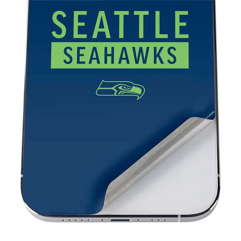 NFL Seattle Seahawks Blue Performance Series iPhone 12 Pro Max Skin