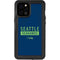 NFL Seattle Seahawks Blue Performance Series iPhone 12 Pro Max Waterproof Case
