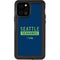 NFL Seattle Seahawks Blue Performance Series iPhone 12 Pro Waterproof Case