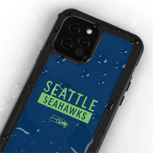 NFL Seattle Seahawks Blue Performance Series iPhone 12 Pro Waterproof Case