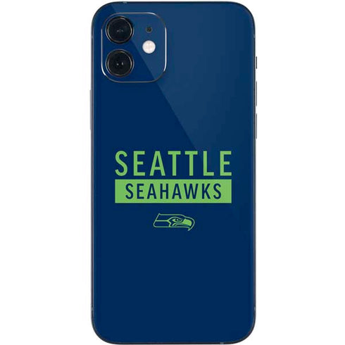 NFL Seattle Seahawks Blue Performance Series iPhone 12 Skin
