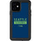 NFL Seattle Seahawks Blue Performance Series iPhone 12 Waterproof Case