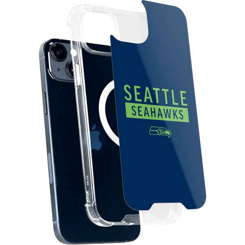 NFL Seattle Seahawks Blue Performance Series iPhone 13 MagSafe Case