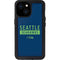 NFL Seattle Seahawks Blue Performance Series iPhone 13 Mini Waterproof Case