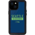 NFL Seattle Seahawks Blue Performance Series iPhone 13 Mini Waterproof Case