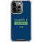 NFL Seattle Seahawks Blue Performance Series iPhone 13 Pro Clear Case