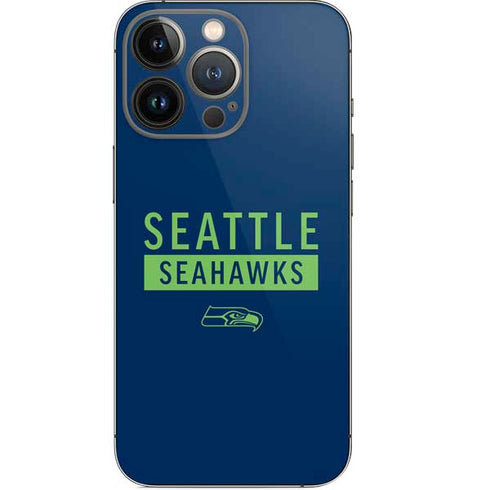 NFL Seattle Seahawks Blue Performance Series iPhone 13 Pro Skin