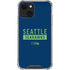 NFL Seattle Seahawks Blue Performance Series iPhone 14 Clear Case