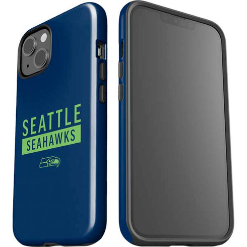 NFL Seattle Seahawks Blue Performance Series iPhone 15 Plus Impact Case