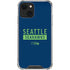 NFL Seattle Seahawks Blue Performance Series iPhone 14 Plus Clear Case