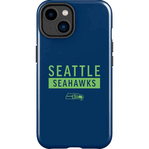NFL Seattle Seahawks Blue Performance Series iPhone 15 Plus Impact Case
