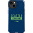 NFL Seattle Seahawks Blue Performance Series iPhone 15 Plus Impact Case