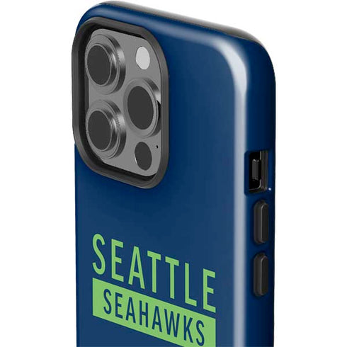 NFL Seattle Seahawks Blue Performance Series iPhone 15 Pro Impact Case