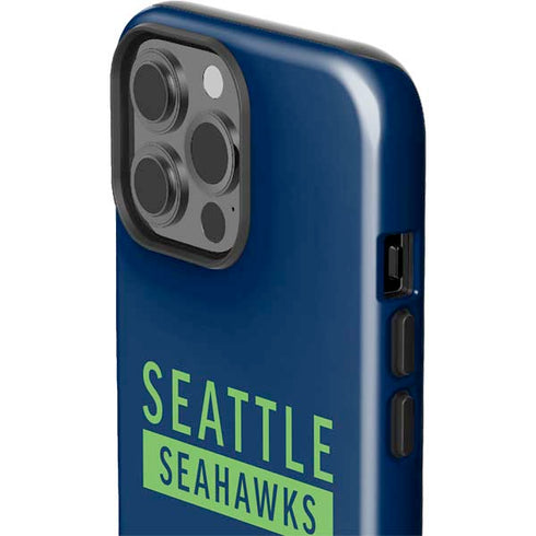 NFL Seattle Seahawks Blue Performance Series iPhone 15 Pro Max Impact Case