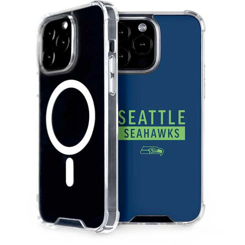 NFL Seattle Seahawks Blue Performance Series iPhone 14 Pro Max MagSafe Case