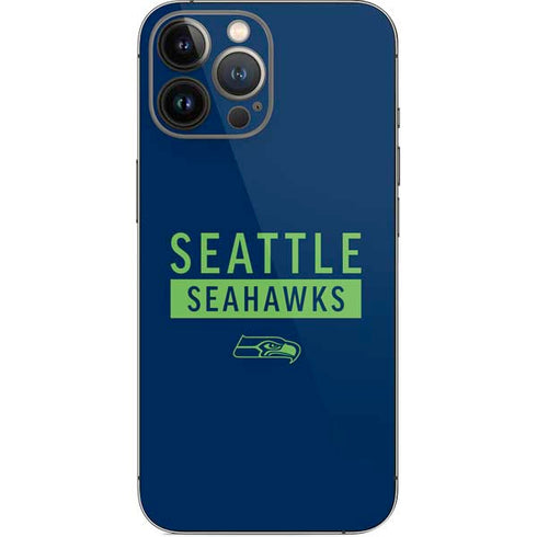 NFL Seattle Seahawks Blue Performance Series iPhone 14 Pro Max Skin