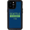 NFL Seattle Seahawks Blue Performance Series iPhone 14 Pro Max Waterproof Case