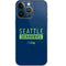 NFL Seattle Seahawks Blue Performance Series iPhone 14 Pro Skin