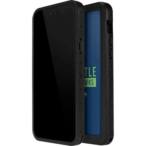 NFL Seattle Seahawks Blue Performance Series iPhone 15 Waterproof Case