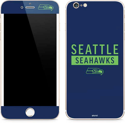 NFL Seattle Seahawks Blue Performance Series iPhone 6/6s Plus Skin