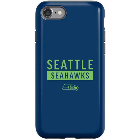 NFL Seattle Seahawks Blue Performance Series iPhone SE (2nd & 3rd Gen) Pro Case