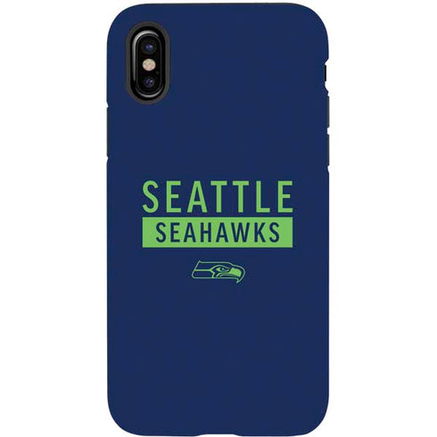 NFL Seattle Seahawks Blue Performance Series iPhone X Pro Case
