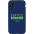 NFL Seattle Seahawks Blue Performance Series iPhone X Pro Case