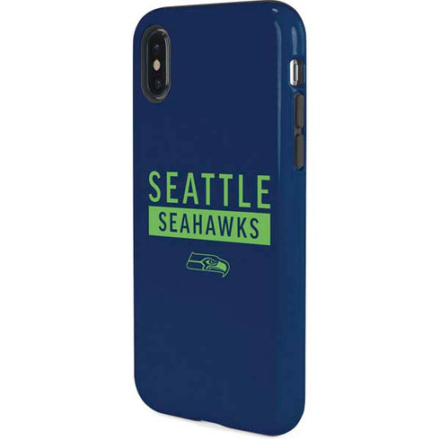 NFL Seattle Seahawks Blue Performance Series iPhone X Pro Case
