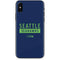 NFL Seattle Seahawks Blue Performance Series iPhone X Skin