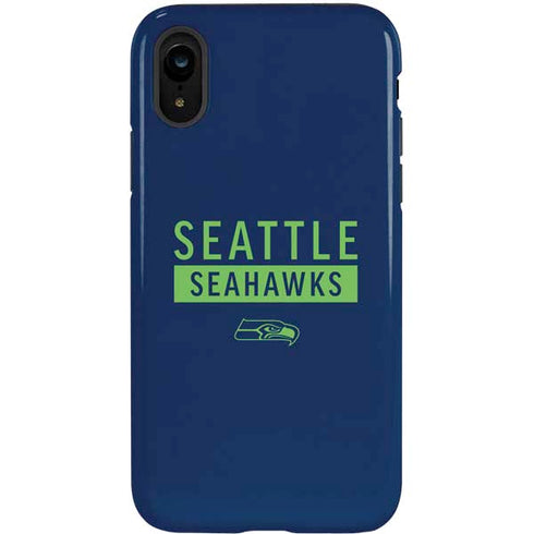 NFL Seattle Seahawks Blue Performance Series iPhone XR Pro Case