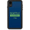 NFL Seattle Seahawks Blue Performance Series iPhone XR Waterproof Case