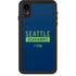 NFL Seattle Seahawks Blue Performance Series iPhone XR Waterproof Case
