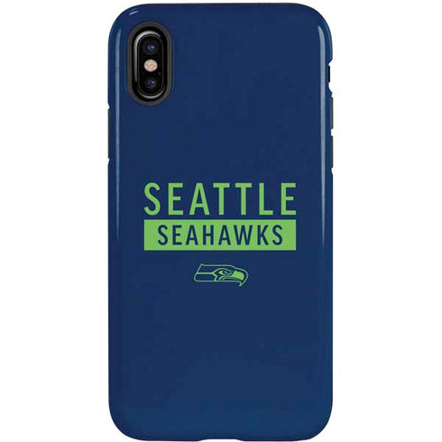 NFL Seattle Seahawks Blue Performance Series iPhone XS Pro Case