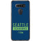 NFL Seattle Seahawks Blue Performance Series LG K51/Q51 Clear Case