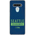 NFL Seattle Seahawks Blue Performance Series LG Stylo 6 Clear Case