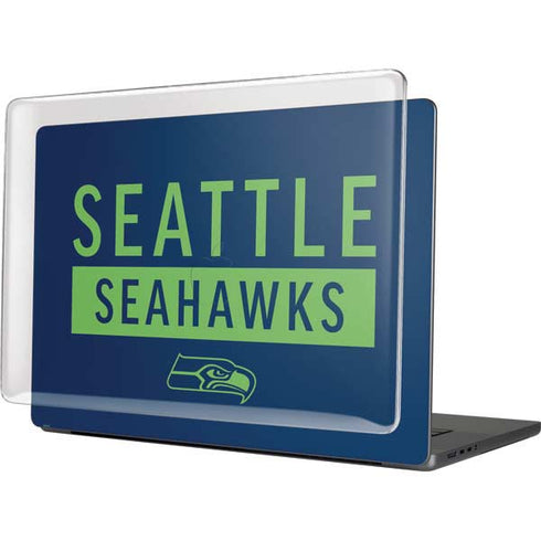 NFL Seattle Seahawks Blue Performance Series MacBook Pro 16in (2021-25) Case plus Skin