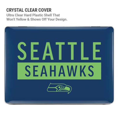 NFL Seattle Seahawks Blue Performance Series MacBook Pro 16in (2021-25) Case plus Skin